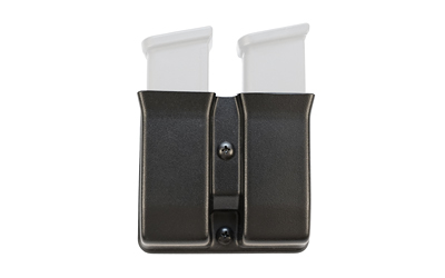 Mission First Tactical Double Pistol Magazine Pouch, Fits GLOCK 9/40 Magazines, Black, Adjustable Retention, Includes 1.5" Belt Loop