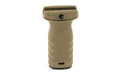 Mission First Tactical React Short Picatinny Mounted Vertical Pistol Grip, Scorched Dark Earth