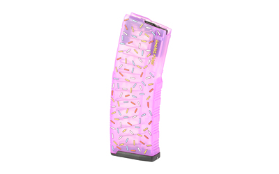 Amend2 Mod-C Magazine, 223 Remington/5.56 NATO, 30 Rounds, Fits AR Rifles, Polymer Construction, Translucent Finish, Pink with Sprinkles — photo 2