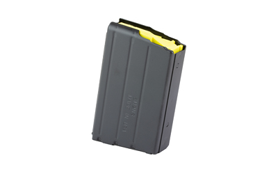 DURAMAG Magazine, DuraMag SS, 400 Legend, 10 Rounds, Fits AR-15 Rifles, Stainless Steel, Yellow Anti-Tilt AGF Follower, Black — photo 2