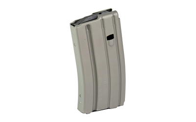 DURAMAG Magazine, 223 Remington/5.56 NATO/300 Blackout, 20 Rounds, Fits AR-15, Black AGF Follower, Aluminum, Gray