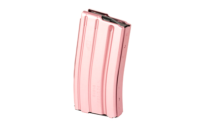DURAMAG Magazine, 223 Remington/5.56 NATO/300 Blackout, 20 Rounds, Fits AR-15, Black AGF Follower, Aluminum, Pink — photo 2