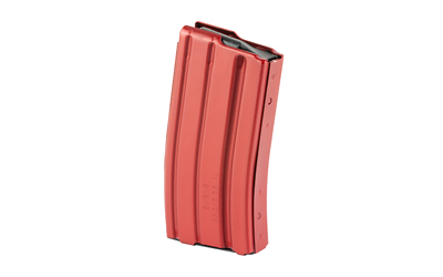 DURAMAG Magazine, 223 Remington/5.56 NATO/300 Blackout, 20 Rounds, Fits AR-15, Black AGF Follower, Aluminum, Red — photo 2