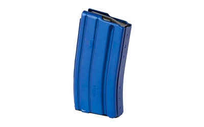 DURAMAG Magazine, 223 Remington/5.56 NATO/300 Blackout, 20 Rounds, Fits AR-15, Black AGF Follower, Aluminum, Blue Blued — photo 2