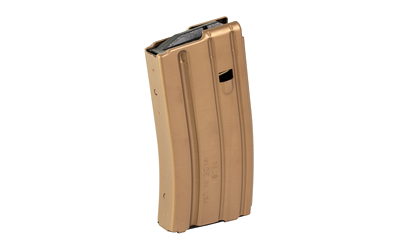 DURAMAG Magazine, 223 Remington/5.56 NATO/300 Blackout, 20 Rounds, Fits AR-15, Black AGF Follower, Aluminum, Bronze
