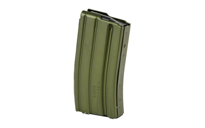 DURAMAG Magazine, 223 Remington/5.56 NATO/300 Blackout, 20 Rounds, Fits AR-15, Black AGF Follower, Aluminum, Olive Drab Green OD Green — photo 2