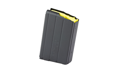 DURAMAG Magazine, DuraMag SS, 400 Legend, 5 Rounds, Fits AR-15 Rifles, Stainless Steel, Yellow Anti-Tilt AGF Follower, Black — photo 2