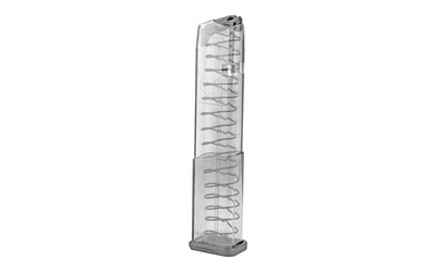 Elite Tactical Systems Group Elite Tactical Systems Group, Magazine, 9MM, 19 Rounds, Fits Glock 43X, All Generations, Polymer, Clear — photo 2