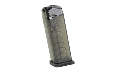 Elite Tactical Systems Group Magazine, 9MM, 10 Rounds, Fits Glock 19/26, Carbon Smoke