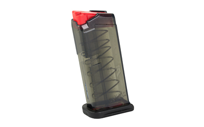 Elite Tactical Systems Group Magazine, 9MM, 7 Rounds, Fits Glock 43, Carbon Smoke
