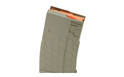HEXMAG Magazine, 308 Winchester/7.62 NATO, 10 Rounds, Fits DPMS/SR25/LaRue OBR, Polymer, Flat Dark Earth FDE — photo 3