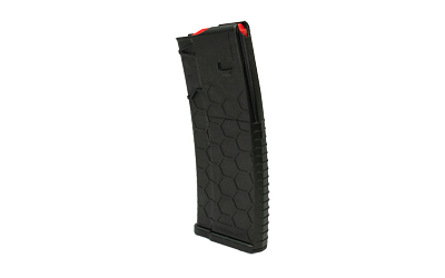 HEXMAG Magazine, 223 Remington/5.56 NATO, 10 Rounds, Fits AR-15, Carbon Fiber, Dark Gray, Red Follower — photo 2