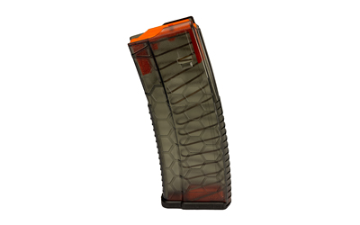 HEXMAG Magazine, Hexview Series 2, 223 Remington/5.56 NATO, 10 Rounds, AR Rifles, Translucent Smoke