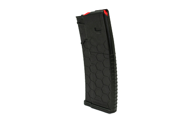 HEXMAG Magazine, 223 Remington/5.56 NATO, 30 Rounds, Fits AR Rifles, Red Follower and Latch Plate, Carbon Fiber, Dark Gray — photo 2