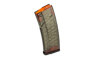 HEXMAG Magazine, Hexview Series 2, 223 Remington/5.56 NATO, 30 Rounds, Fits AR Rifles, Translucent Smoke