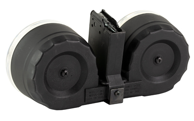 KCI USA Magazine, GEN 2 DRUM, 223 Remington/5.56 NATO, 100 Rounds, Fits AR15, Black — photo 2