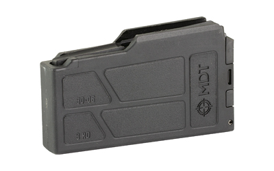 MDT Magazine, 30-06 Springfield, 3 Rounds, Polymer, Fits Long Action 3.850" AICS Pattern, Black