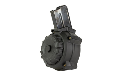 ProMag Industries Magazine, Drum, 7.62X39, 50 Rounds, Fits Ruger Mini-30, Polymer Construction, Black