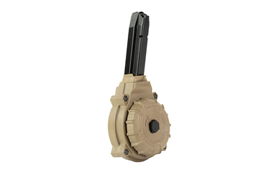 ProMag Industries Magazine, Drum, 9MM, 50 Rounds, Fits Sig Sauer P320, Polymer Construction, Flat Dark Earth FDE — photo 2