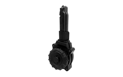 ProMag Industries Magazine, 9MM, 50 Round Drum, Fits Taurus GX4, Polymer, Black