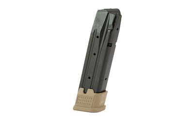 ProMag Industries Magazine, 9MM, 21 Rounds, Fits Sig Sauer P320, Steel Construction, Blued Finish, Flat Dark Earth Baseplate FDE — photo 2