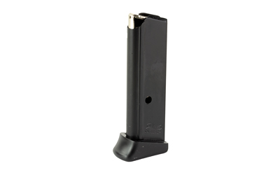 Walther Magazine, 380ACP, 6 Rounds, Fits Walther PPK, with Finger Rest, Anti Friction Coating, Black