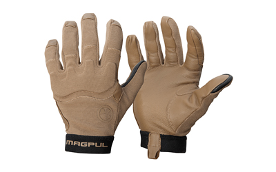 Magpul Industries Patrol Glove 2.0, Leather and Corded Nylon Construction, Small, Coyote