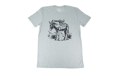 Magpul Industries Burro, T-Shirt, Medium, Cotton Polyester Blend, Stone Gray Heather