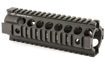 Midwest Industries Carbine Length Generation 2 Two Piece Drop-In-Handguard, Fits AR-15 Rifles, 4-Rail Handguard, Built-In QD Points, 7", Black — photo 2