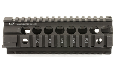 Midwest Industries Carbine Length Generation 2 Two Piece Drop-In-Handguard, Fits AR-15 Rifles, 4-Rail Handguard, Built-In QD Points, 7", Black — photo 3