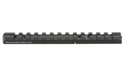 Midwest Industries 1 Piece Base, Black, Picatinny Rail, Marlin 336/1895