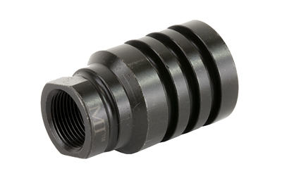 Midwest Industries Blast Diverter, 5/8X24 Threads, Fits 30 Caliber Pistols or Rifles, Linear Comp Design Diverts Muzzle Blast Forward, Black Finish