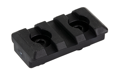Midwest Industries Polymer M-LOK Rail, Fits M-LOK Handguards, 3 Slot, Polymer Construction, Matte Finish, Black, Hardware Included