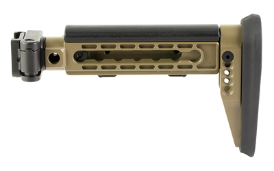 Midwest Industries Alpha Side Folding Stock, Fits AK47 and Other Firearms with 1913 Picatinny Stock Adapter, Matte Finish, Flat Dark Earth — photo 2