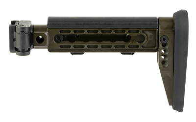 Midwest Industries Alpha Side Folding Stock, Fits AK47 and Other Firearms with 1913 Picatinny Stock Adapter, Matte Finish, Olive Drab Green — photo 2