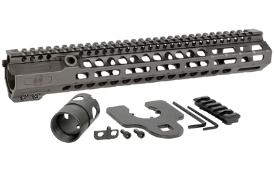Midwest Industries Combat Rail HD, Fits AR Rifles, 13.5", M-LOK, Black