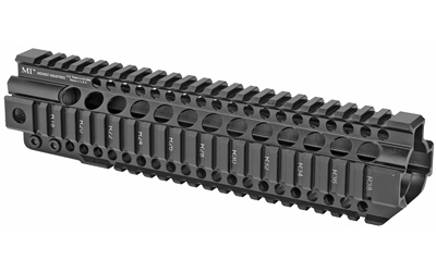 Midwest Industries Combat Rail T-Series, Free Float Handguard, 10" Length, Quad Rail, Includes Barrel Nut and Wrench, Fits AR-15 — photo 2