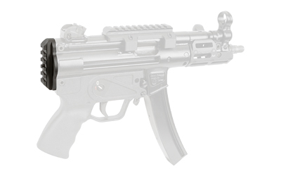 Midwest Industries HK MP5K End Plate Adaptor, Picatinny, Aluminum, Anodized Finish, Black