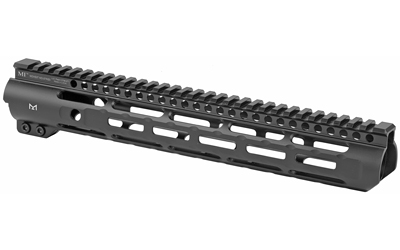 Midwest Industries Slim Line Handguard, 12.625" Length, M-LOK, Aluminum, Fits AR-15 Rifles, Includes 5-Slot Polymer Rail, Black Anodized Finish — photo 2