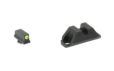 Night Fision Optics Ready Stealth Series Sights, Tritium with Yellow Fluorescent Ring Front Sight — photo 2