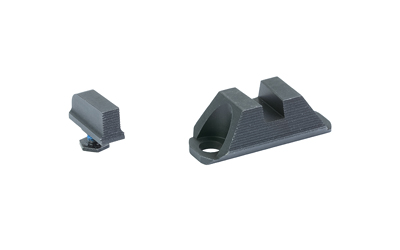 Night Fision Optics Ready Stealth Series Sights, Fits Glock 19/45/47 with Aimpoint COA, Blank Front and Rear Sight, Nitride Finish, Black — photo 2
