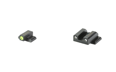 Night Fision Standard Height Night Sights, Tritium with Yellow Fluorescent Ring Front Sight, Tritium Rear Sight