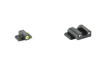 Night Fision Standard Height Night Sights, Tritium with Yellow Fluorescent Ring Front Sight, Tritium Rear Sight — photo 2