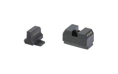 Night Fision Optics Ready Stealth Series Sights, Black Front and Rear Sight, Fits Sig P320 with P-Series Dovetail, .315"-.302" Blade Height