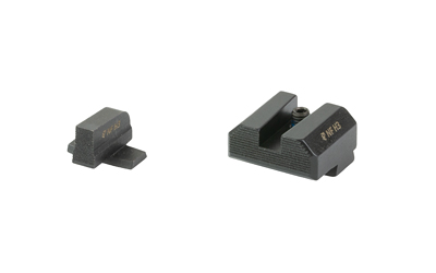 Night Fision Optics Ready Stealth Series Sights, Black Front and Rear Sights, Fits Springfield Echelon, Nitride Finish, Black