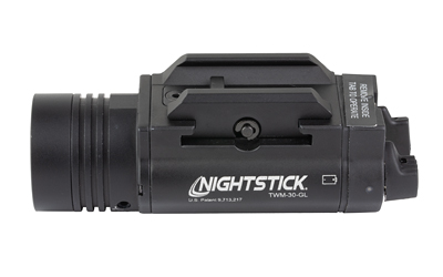 Nightstick TWM-30-GL, Tactical Weapon-Mounted Light with Green Laser, 1200 Lumen, 1 Hour Run Time, Matte Finish, Black — photo 3