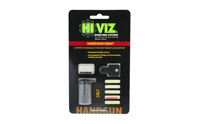 Hi-Viz Sight, Fits Colt 1911, Front Sight, Includes Litepipes (6) various colors, carrying case, and Key — photo 2