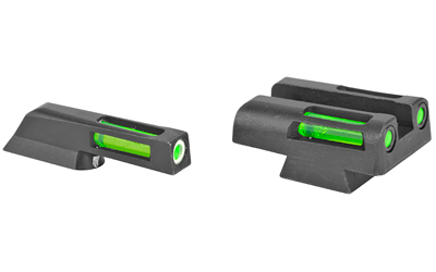 Hi-Viz LightWave H3, Fits CZ75/85/P-01, Tritium/Fiber Optic Night Sights, Green Front with White Ring and Green Rear — photo 2