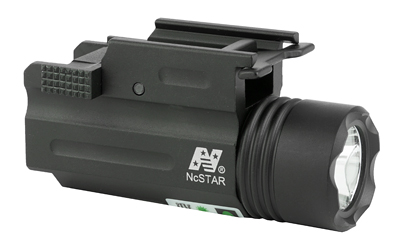 NcSTAR Flashlight & Green Laser with Quick Release Mount, Fits Picatinny/Weaver Rail, 200 Lumens, Green Laser, Black — photo 2