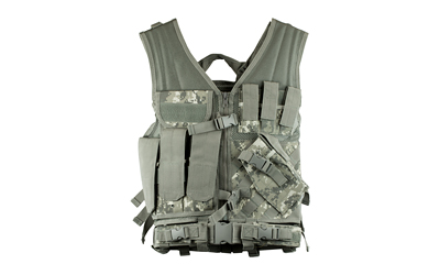 NcSTAR Tactical Vest, Nylon, Digital Camo, Size Medium- 2XL, Fully Adjustable, PALS Webbing, Pistol Mag Pouches, Rifle Mag Pouches — photo 2